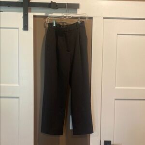 Classic Black Wide-Leg Trousers